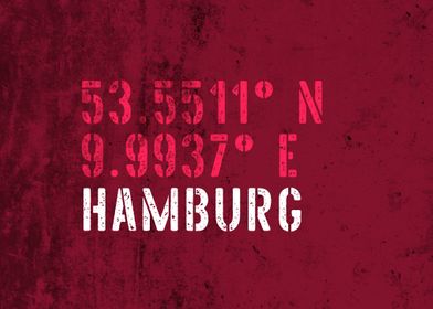 Hamburg City Coordinates