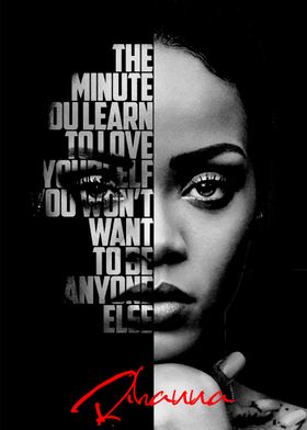 Rihanna Lyrics Posters for Sale