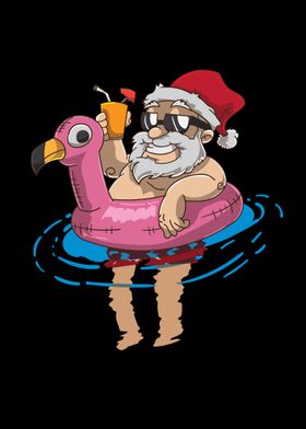 Santa Claus Flamingo