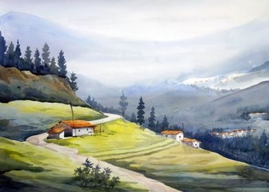 Watercolor Landscape