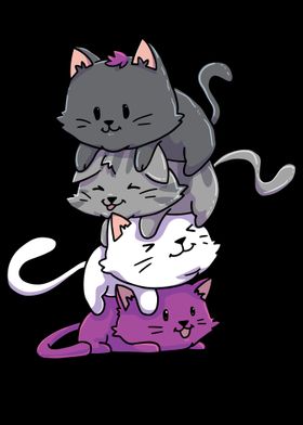 Asexual Cats Flag 