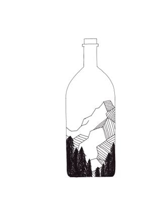 mountain bottle