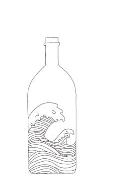 bottle of the ocean