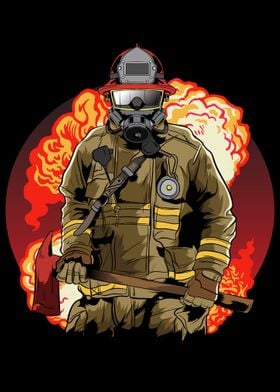 Firefighter Fire Fireman