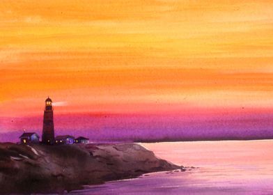 Sunset Lighthouse