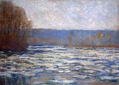 Monet Winter on the Seine