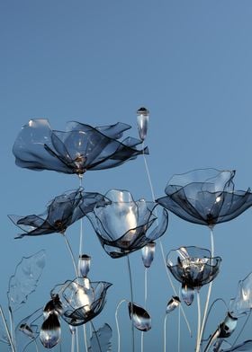 Glass poppies