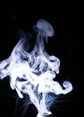 Vape smoke clouds isolated