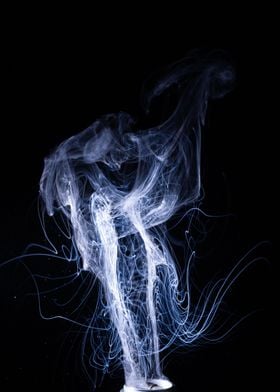 Vape smoke clouds isolated