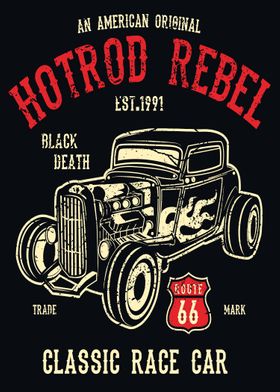 Hotrod Rebel car