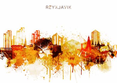 Reykjavik Iceland Skyline