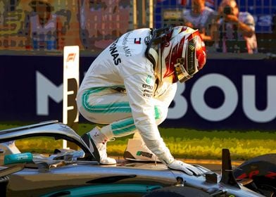 Lewis Hamilton Pole 