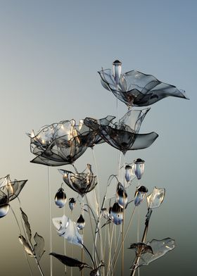 Glass poppies