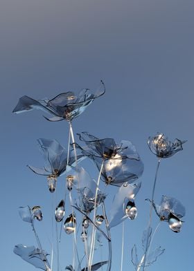 Glass poppies