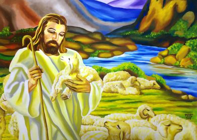 Jesus The Shepherd 