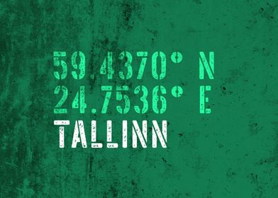 Tallinn City Coordinates