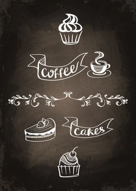 Coffee blackboard