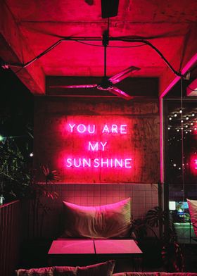 You Are My Sunshine Neon