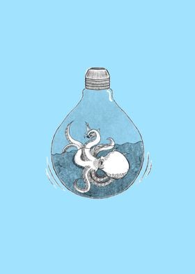 Octopus in a Bulb