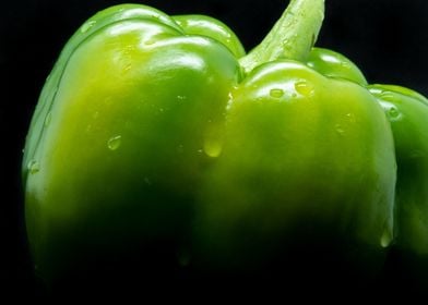 Macro Green Pepper