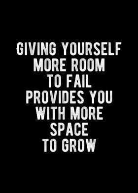 Space To Grow Quote