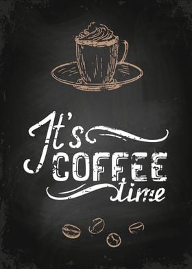 Coffee lettering