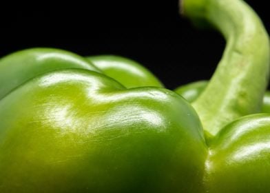 Macro Green Pepper