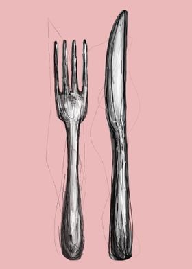 Miss Fork and Mr Knife