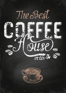 Coffee lettering