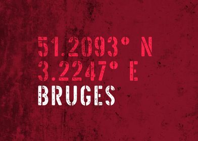 Bruges City Coordinates