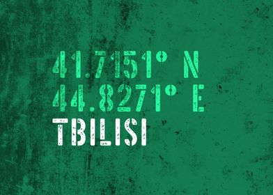 Tbilisi City Coordinates