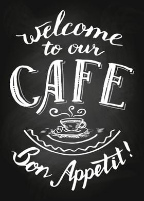 Coffee blackboard