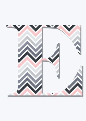 pattern letter e