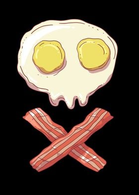 Eggs Bacon Skull