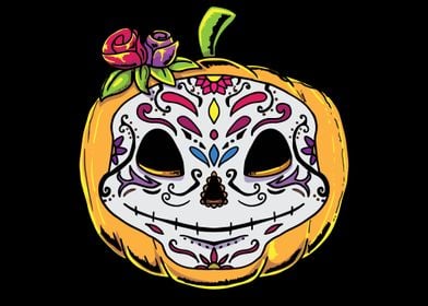 Day Of The Dead Pumpkin