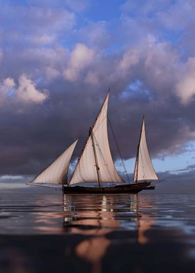 Mediterranean Sailing Ship