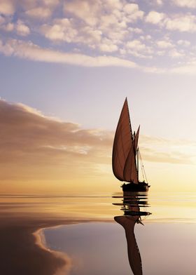 Mediterranean Sailing Ship