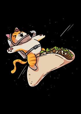 Taco Space Cat