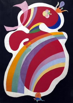 Kandinsky Red Form 