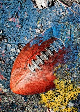 Football art print w2