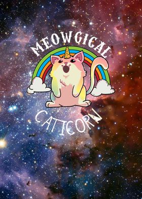 Unicorn Space Cat