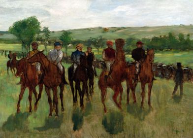 Edgar Degas The Riders