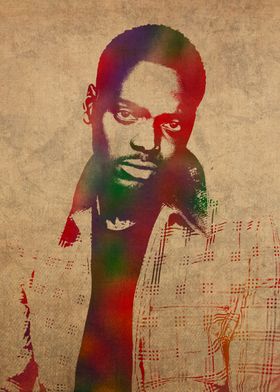 Daniel Kuluuya Watercolor