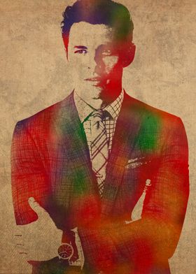James Marsden Watercolor