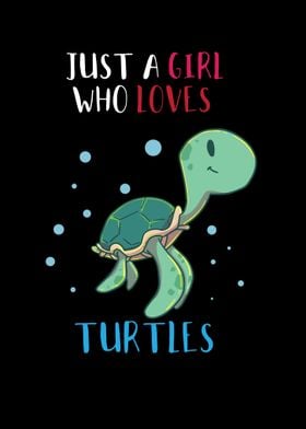 Cute Turtle Girl