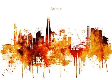 Seoul South Korea Skyline