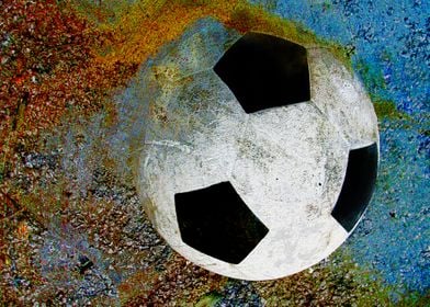 Soccer art print work 3