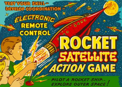 Rocket Satellite Action