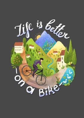 Life is better on a bike