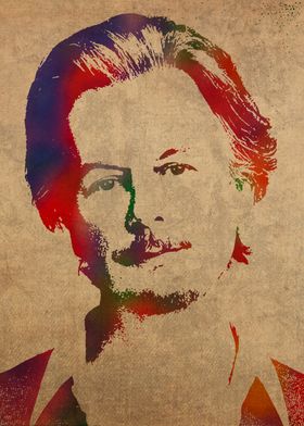 David Spade Watercolor Art